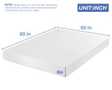 6/8/10/12 inch Gel Memory Foam Mattress for Cool Sleep & Pressure Relief