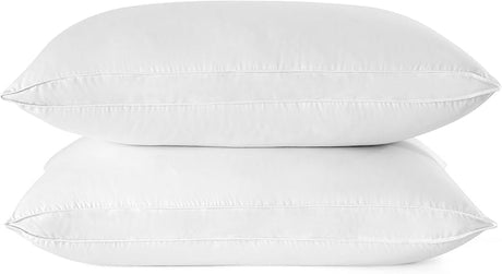 Feathers and Down Pillows, Pillows Queen Size Set of 2