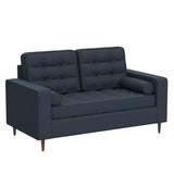 Lynnwood Upholstered Loveseat - Living Room Office or Bedroom - Mid-Century Modern