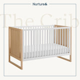 Toddler Convertible Crib | Sustainable Non-Toxic Materials | 3 Adjustable Heights