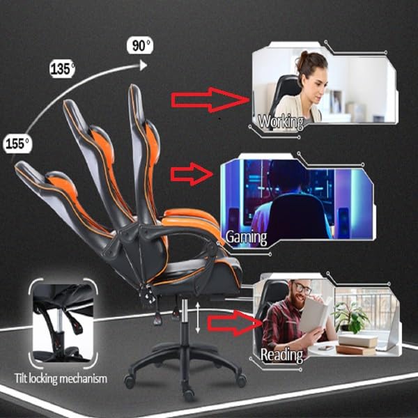 Gaming Chair Computer Gamer Chair,Ergonomic Desk Office PC Chair