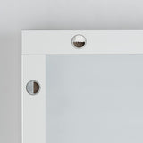 Wall Mirror, S01, 70 x 50, White, Made in Italy