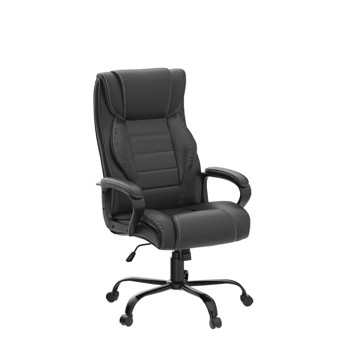 Ergonomic Massage Office Chair, High Back Executive Desk Chair with 6-Point Vibration,