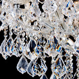 Large Silver Modern Crystal Chandelier Light Fixtures - 24 Lights, Pendant Light Foyer