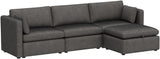 Oversized Modular Sectional Fabric Sofa set, FSC Certified Extra Large L Shaped Couchl