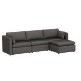 Oversized Modular Sectional Fabric Sofa set, FSC Certified Extra Large L Shaped Couchl