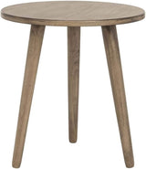 Home Orion Modern Chocolate Round Accent Table