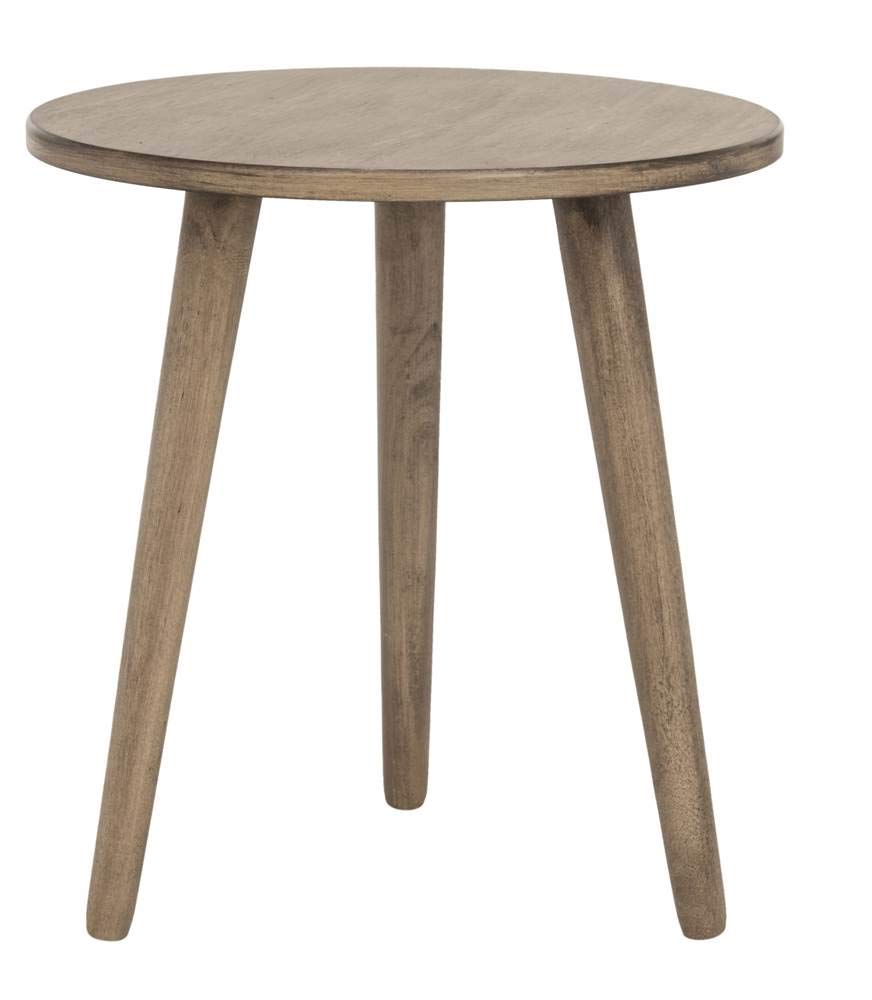 Home Orion Modern Chocolate Round Accent Table