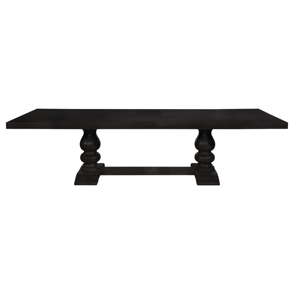 Phelps - Wood & Veneer - Transitional Rectangular Dining Table with 14-Inch Extension Leaf