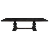 Phelps - Wood & Veneer - Transitional Rectangular Dining Table with 14-Inch Extension Leaf