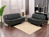 Contemporary Living Room Furniture Set, Vegan Leather Sofa Set for Living Room/House/Bedroom