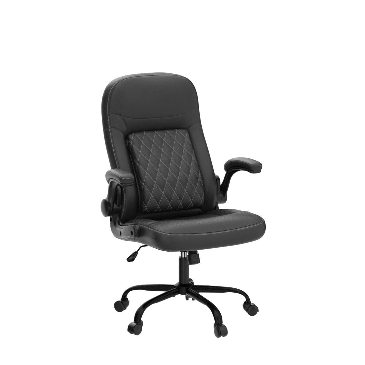 Ergonomic Executive Office Chair with Airbag Lumbar Support,Comfortable Leather Office