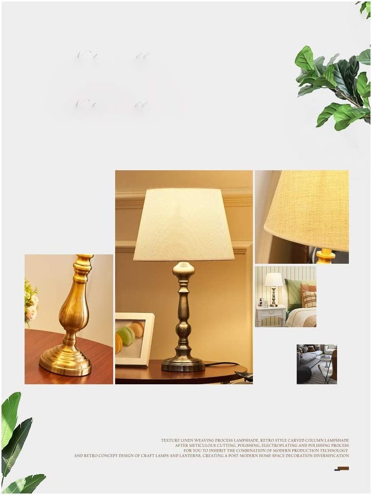 Table Lamp Luxurious Enamel Metal E26 Bedside Lamp Illumination Nightstand Lamp