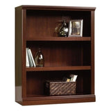 43.75" x 35.25" Traditional Engineered Wood 3-Shelf Bookcase with Patented Slide-On