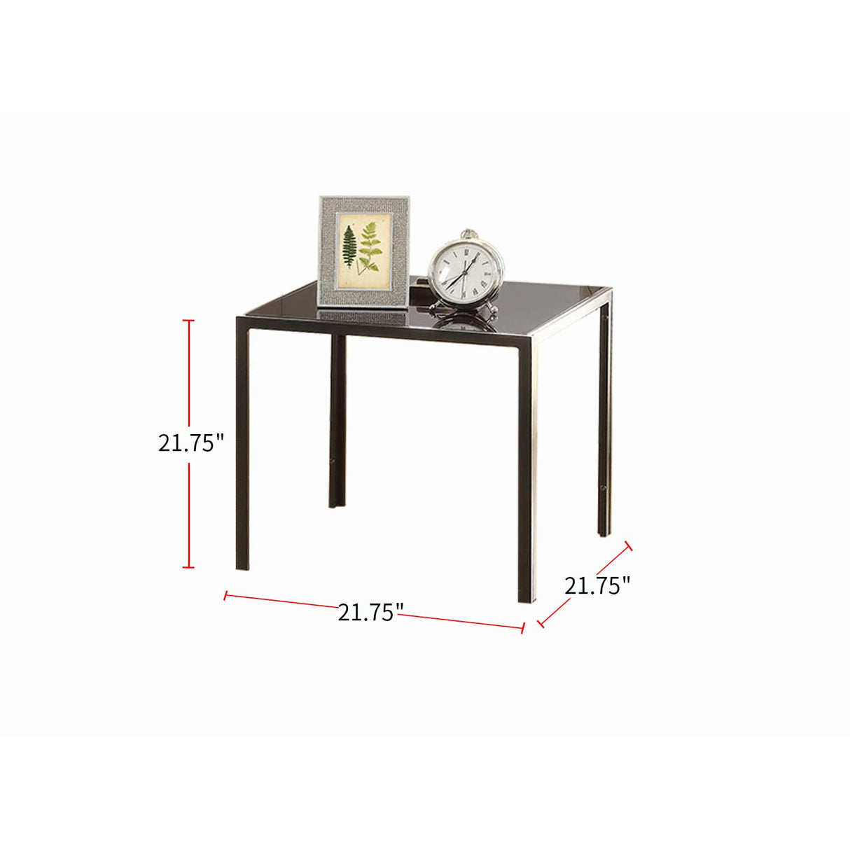 3 Piece Table Set, Black