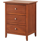 Daniel 3 Drawer Nightstand in Oak