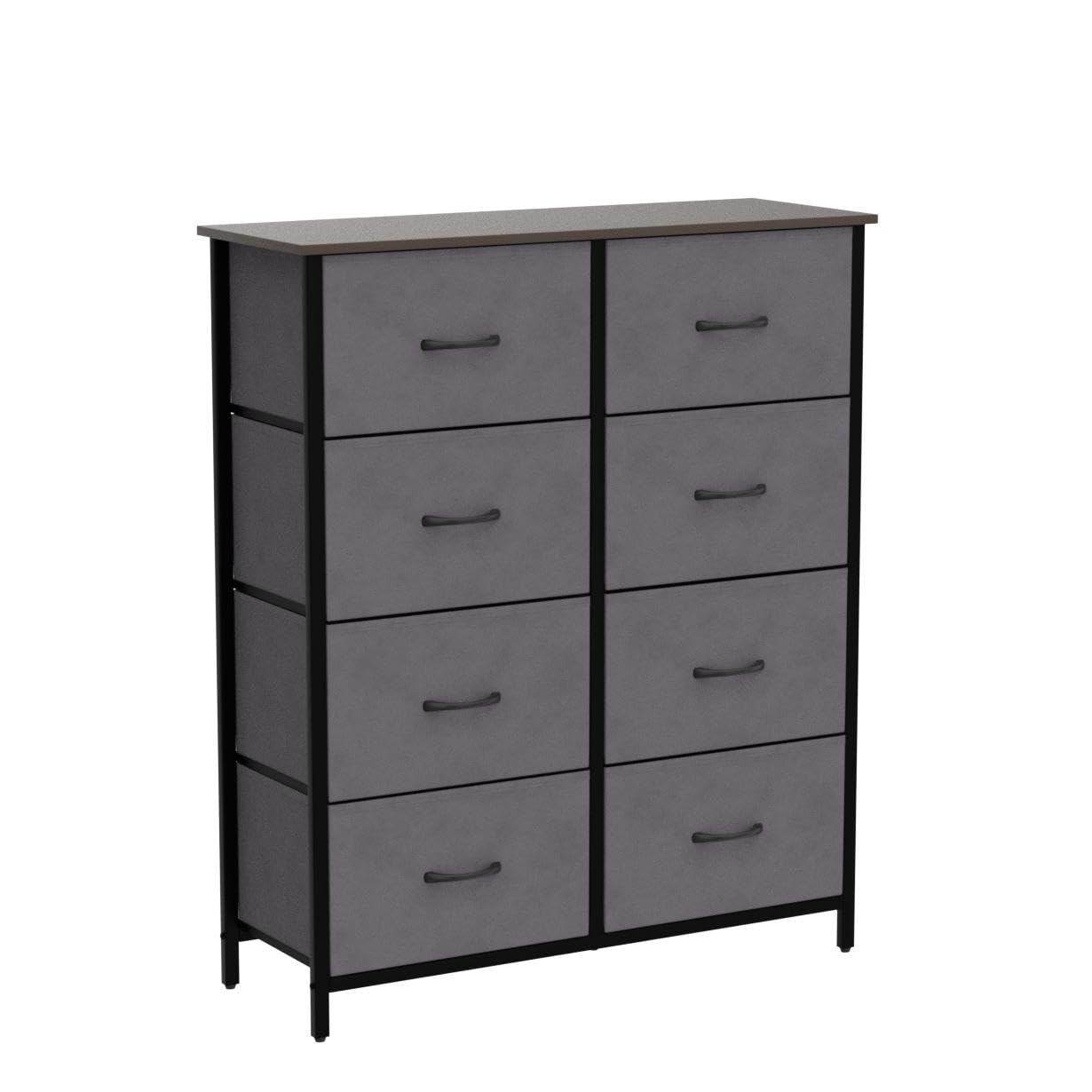 Dresser for Bedroom, Chest of Drawers with 8 Fabric Dressers