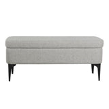 Upholstered Metal Leg Home Décor Living Room & Entryway Storage-Benches