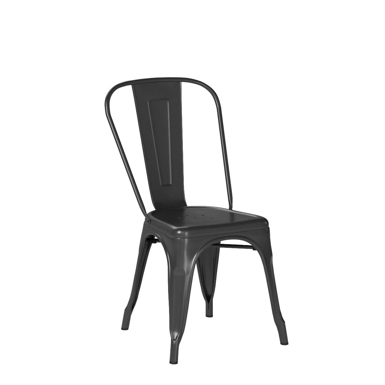 Metal Dining Chairs Set of 2 Patio Chair Indoor Outdoor Chairs Kitchen Metal Chairs