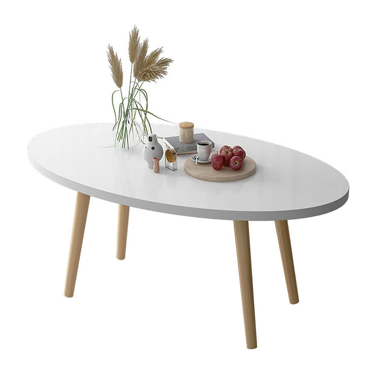 Side Table Sofa, Small Apartment Living Room Coffee Table 100x50x43cm