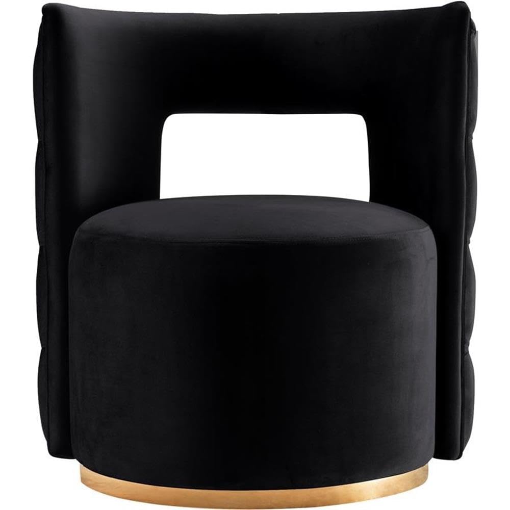 Furniture Theo Collection Modern | Contemporary Velvet Upholstered Accent Chair