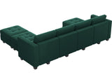 Modular Sectional Sofa Couch, 6 Seats Sectional Sleeper Sofa