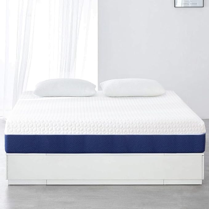 Queen Mattress Soft Plush,10 Inch Memory Foam Mattress in a Box,Cooling Gel Foam&Pressure Relief