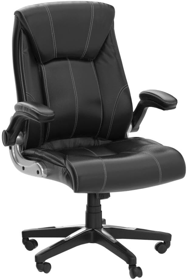 Ergonomic Office Chair, High Back PU Leather Comfortable Desk Chair