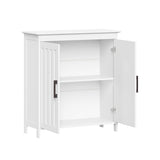 White Monroe Two-Door Floor Cabinet