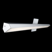 dweLED, Revel 50in LED Bathroom Vanity or Wall Light 3000K in Brushed Aluminum