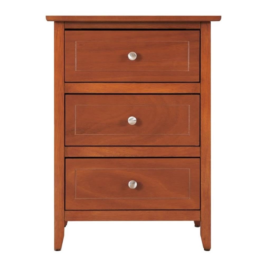 Daniel 3 Drawer Nightstand in Oak