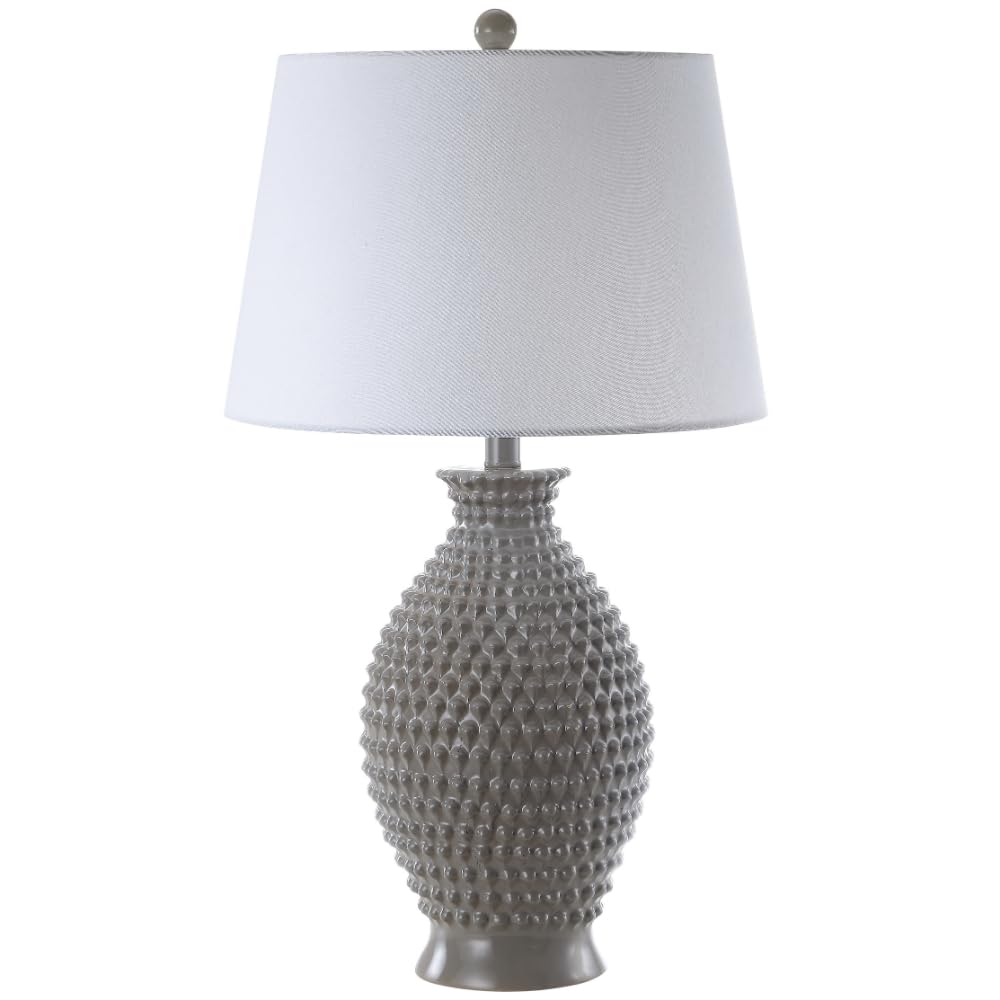 Rosten Grey Textured Table Lamp Set of 2 - 27 Inch