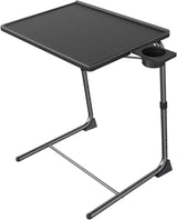 Adjustable TV Tray Table - TV Dinner Tray on Bed & Sofa, Comfortable Folding Table