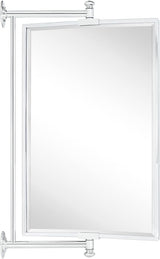 Pivot-N-View Extendable Bathroom Mirror with Tilt - 14 x 22 Inch Wall Mount