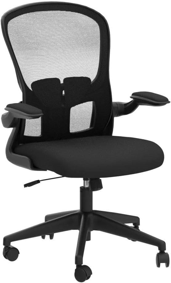 Office Desk Chairs, Ergonomic PC Desk Chair with Wheels, Adjustable Lumbar Support