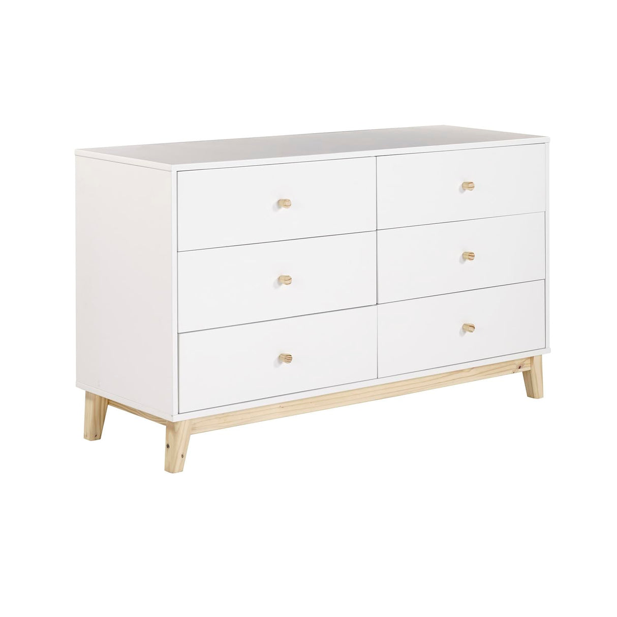 MOD 60" W 6-Drawer Double Dresser