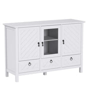 Evans Sideboard Buffet Console Table Storage Cabinets, White