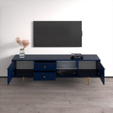 Rose 01 TV Stand - Modern Entertainment Center with Storage for TVs up to 80"