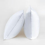 Bed Pillows Standard Size Set of 2-100% Cotton Cover, Down Alternative Gel Polyfill Filled