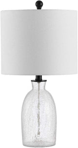 Lighting Collection Nakula Clear Glass 23-inch Bedroom Living Room Home Office