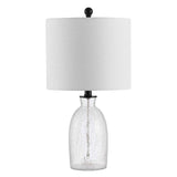 Lighting Collection Nakula Clear Glass 23-inch Bedroom Living Room Home Office