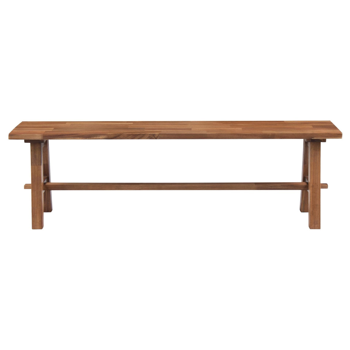 furniture and more Bedford 59" Base Bench, Brown