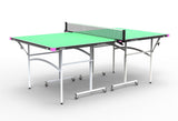 Ping Pong Stationary and Rollaway Tables - 3/4 Size Table Tennis Table - Space Saver Game Table
