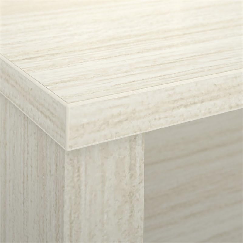 66" W x 95.5" D Modern Contemporary U-Shaped Wood Computer Desk with Hutch