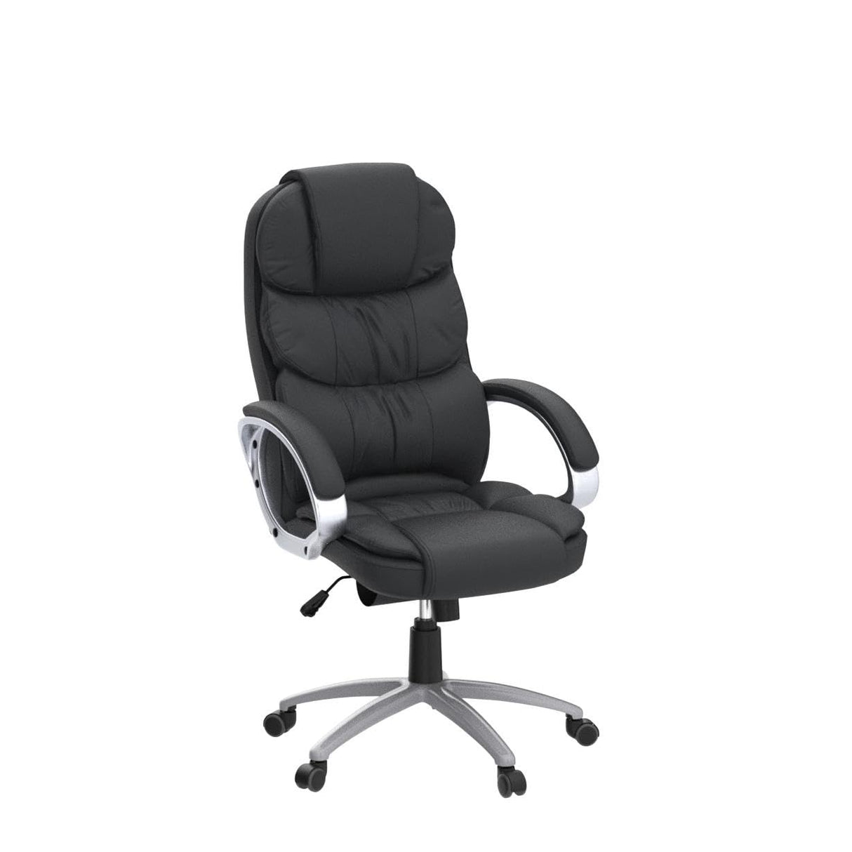 Office Chair, Height Adjustable Pu Leather Office Chair