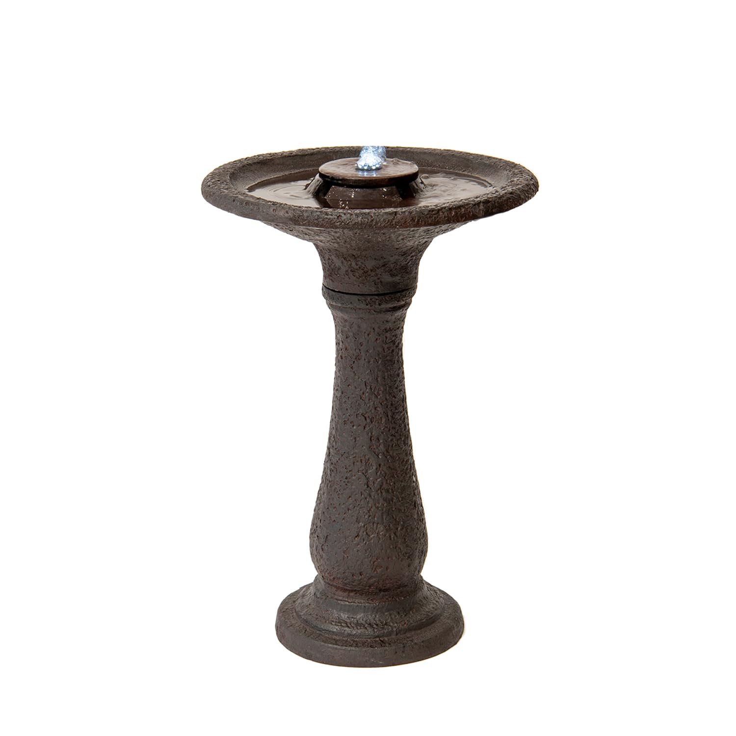 Powder/Glass Fiber 1 Tier Water Fountain for Outdoor Décor, Birdbath Fountain, Garden