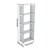 Bookcase Storage, Simple Bookcase Storage Rack Multi Layer Standing Bookcase Bookshelf Storage Shelf Rack Home Organizer for Living Room Bedroom(02)