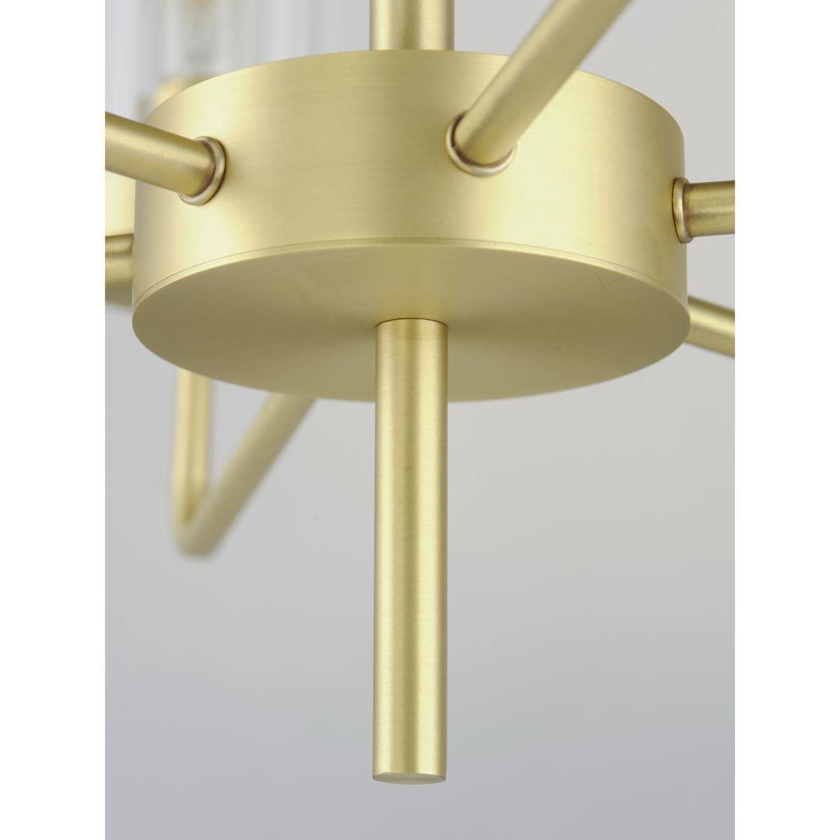 Crosby-9 Light Chandelier-28 Inches Wide by 31 inches high-Satin Brass Finish -Traditional