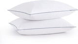 Goose Feathers and Down White Pillows with 100% Cotton Cover, Bed Sleeping Hotel