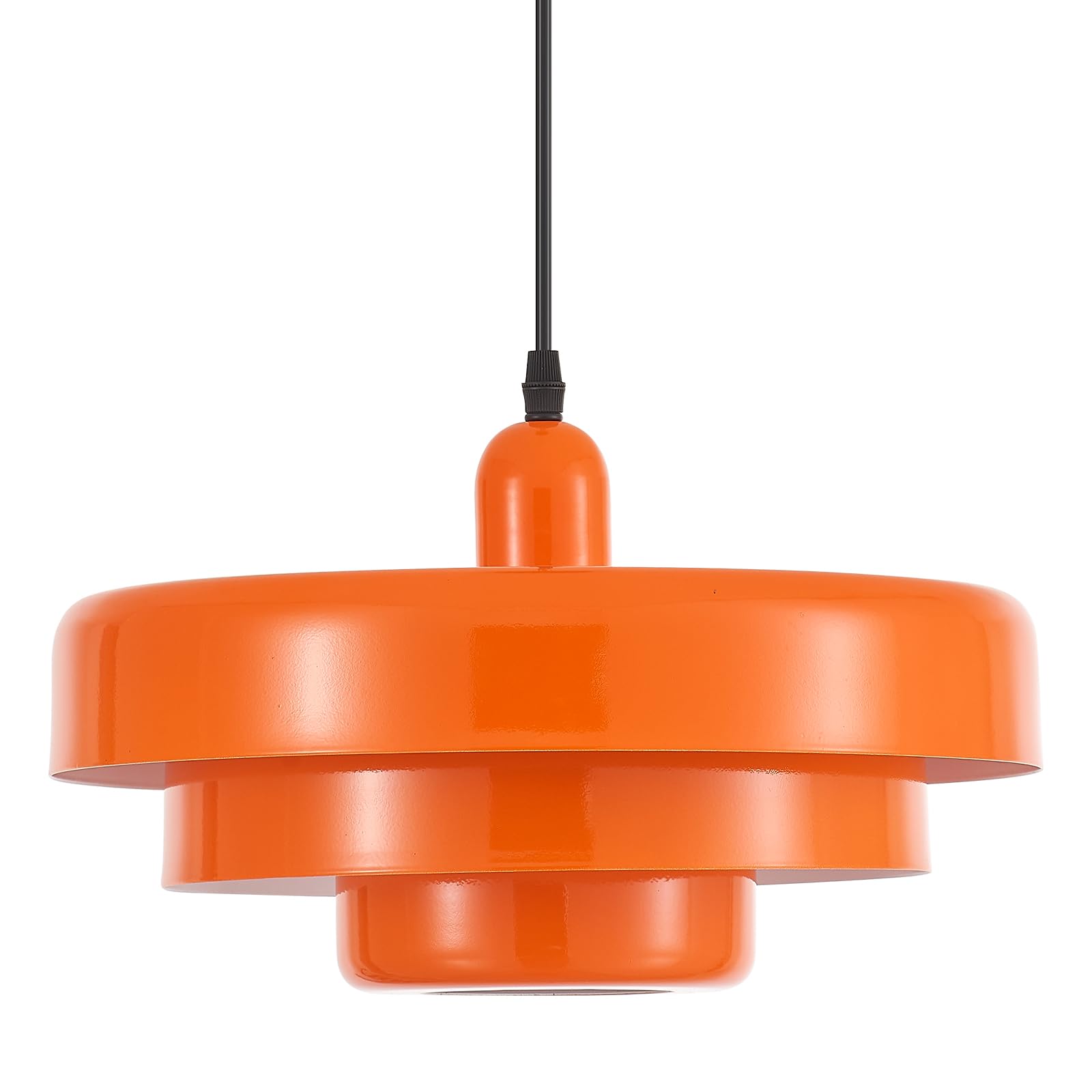 14" Industrial Pendant Light - 3-Layer Modern Chandelier for Kitchen Island